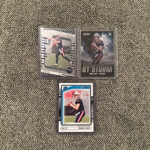 Patriots Drake Maye Rookie Lot (3)